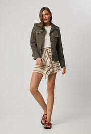 Antonia Karra x ZoeK Evil Eye Madison Jacket Khaki