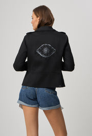 Antonia Karra x ZoeK Evil Eye Madison Jacket Black