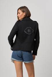 Antonia Karra x ZoeK Evil Eye Madison Jacket Black