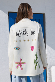 Always Me Army Jacket Off White