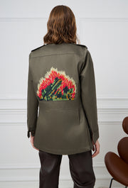 Limited Flame Safari Jacket Khaki