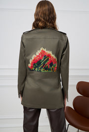 Limited Flame Safari Jacket Khaki