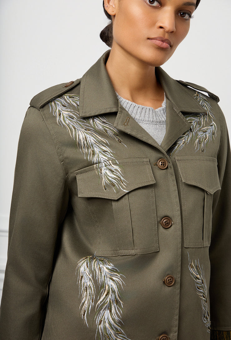 Falling Shine Austin Jacket Khaki