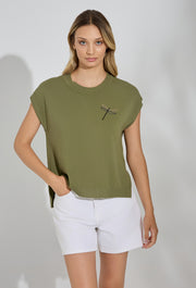 Dragonfly Top Khaki