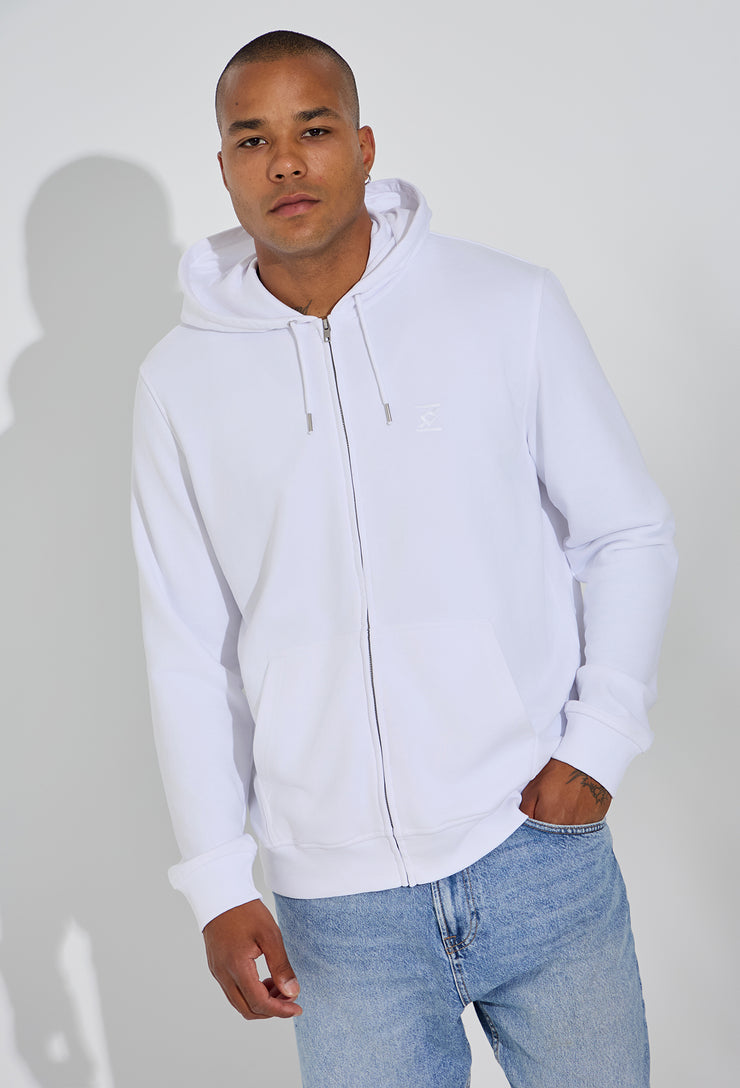 Double Thunder Hoodie White