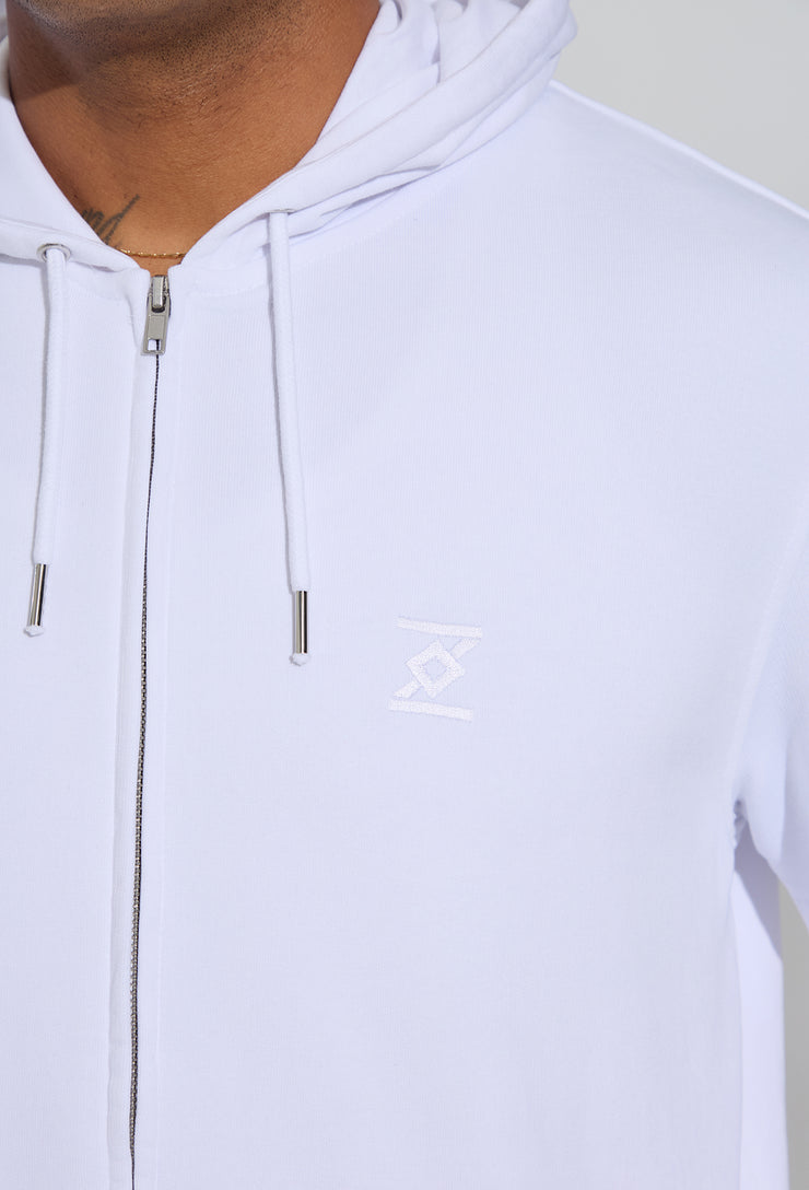 Double Thunder Hoodie White