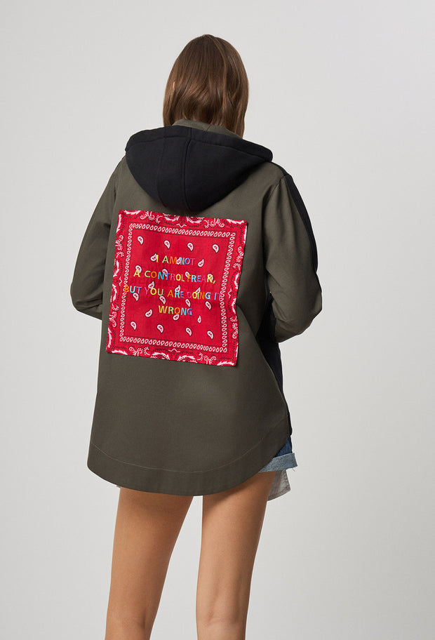 Control Freak Bandana Army Hoodie