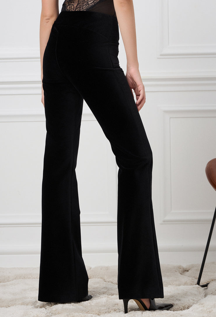 Velvet Pants Black