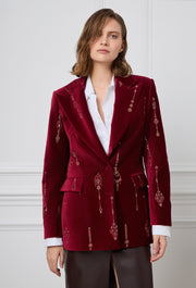 Anatolia Blazer Burgundy