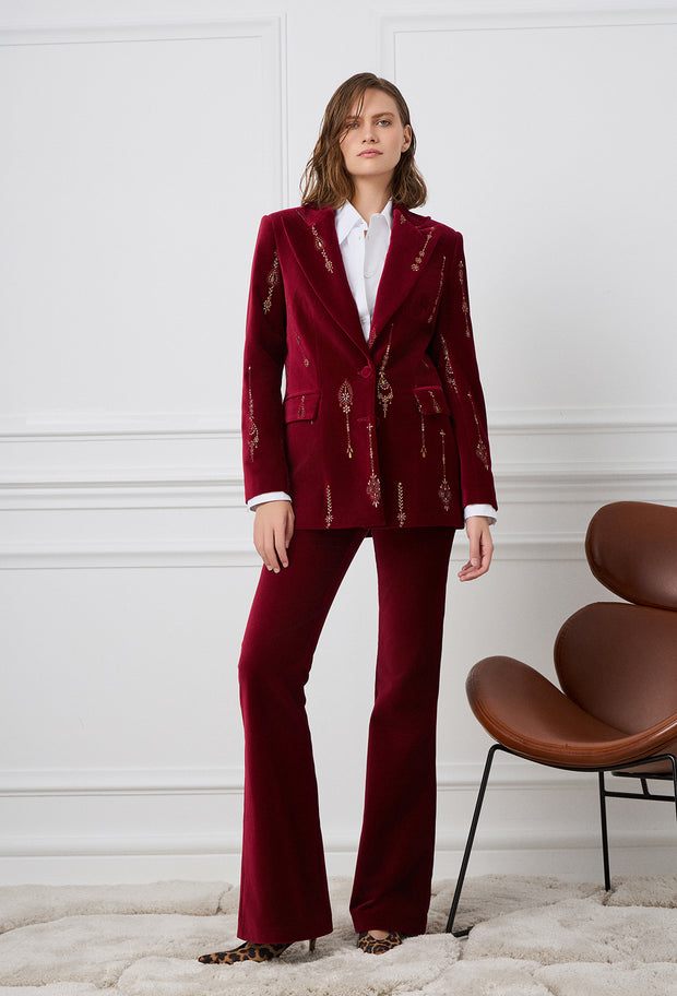 Anatolia Blazer Burgundy